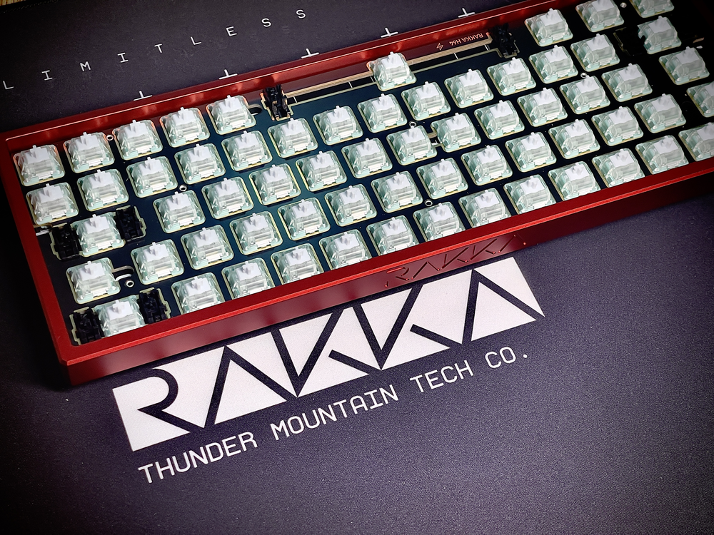 Rakka H64 磁軸電競鍵盤(噴塗白)