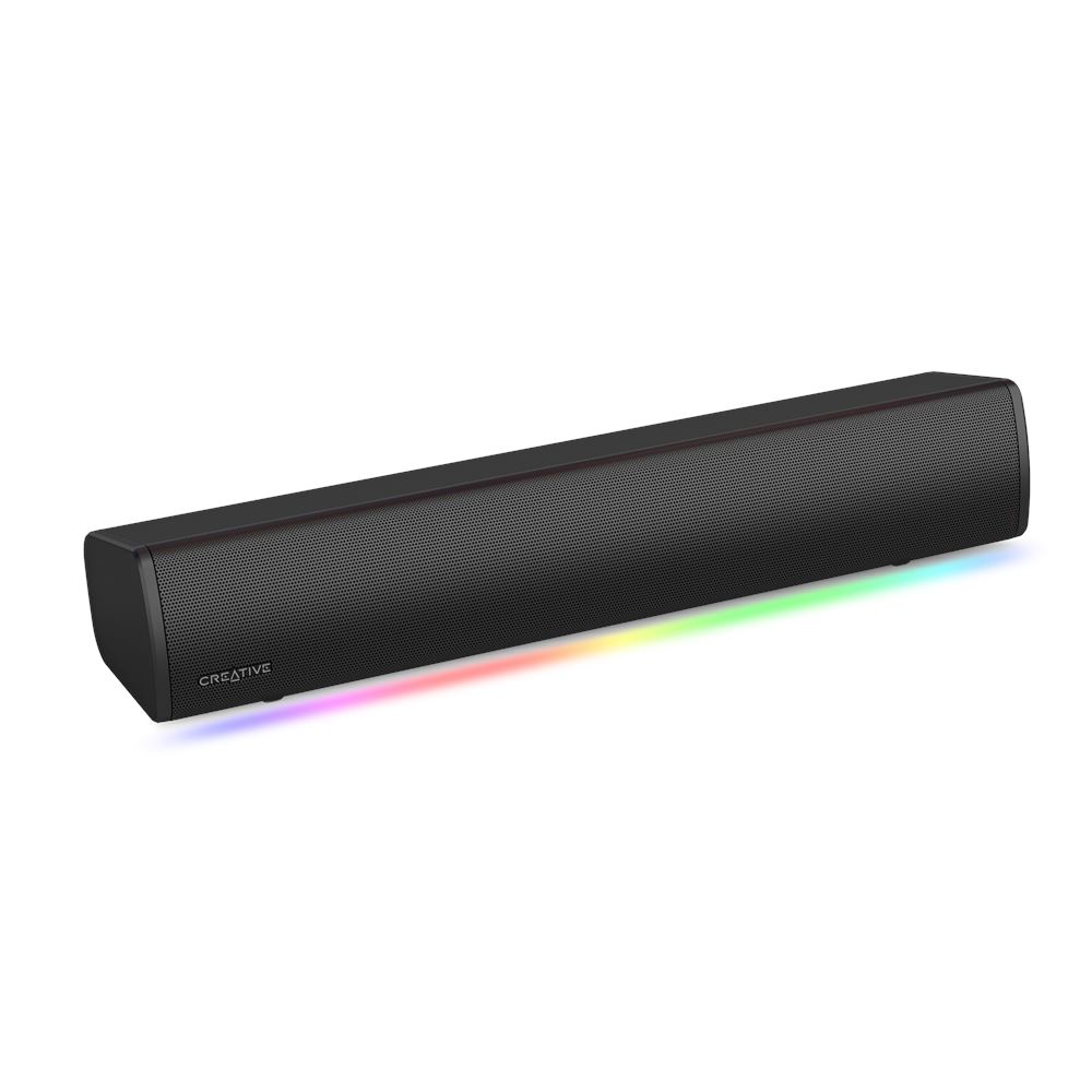 Creative Sound Blaster GS3 遊戲 RGB 條形喇叭(黑色)