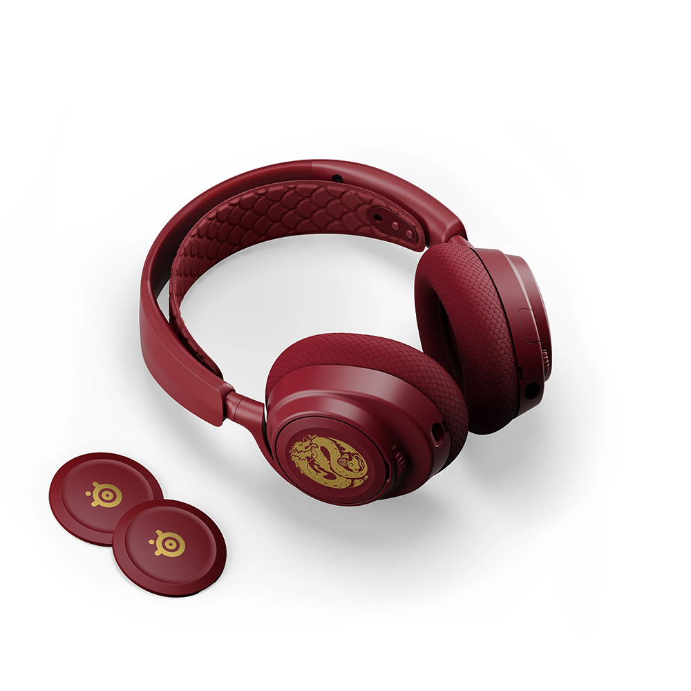 SteelSeries Arctis Nova 7 Wireless RED 無線降噪遊戲耳機(For PC, PS4/5 and switch)(61557)(2024龍年特別款)