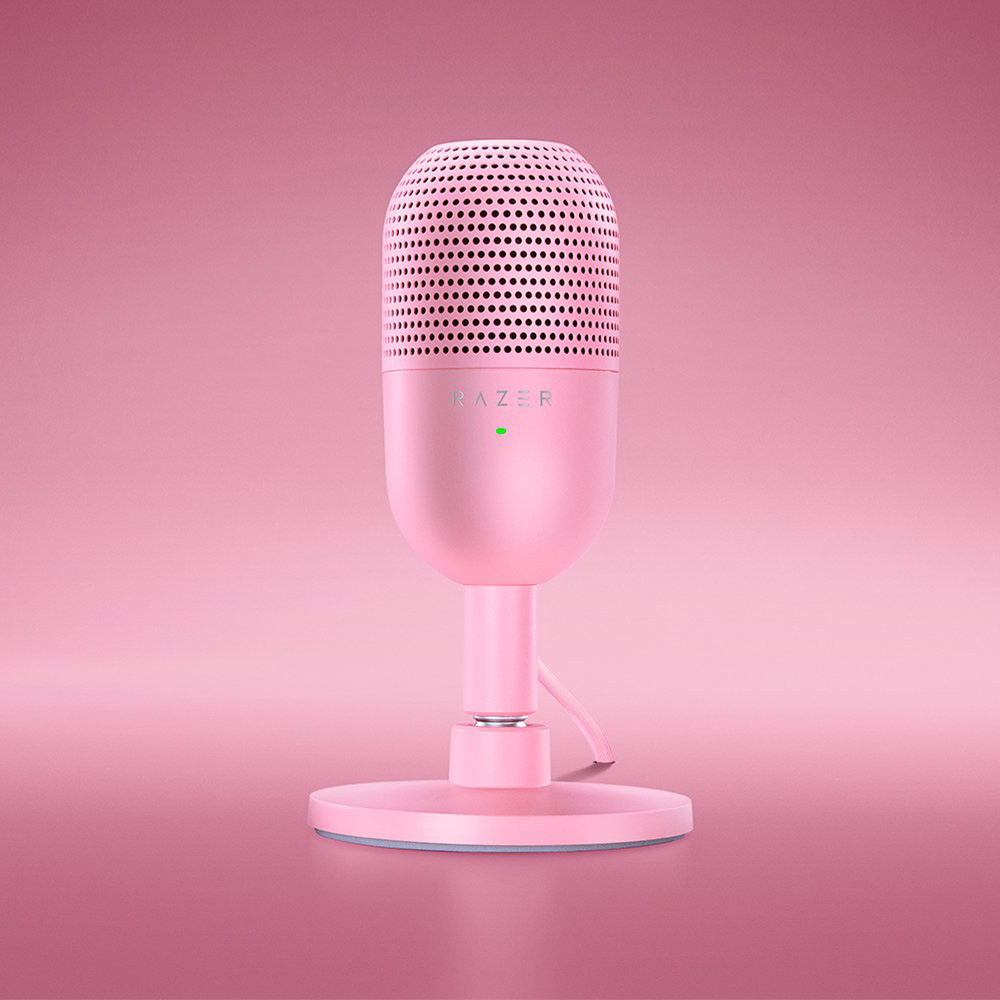 Razer Seiren V3 Mini 超輕巧直播麥克風(Quartz-粉紅色)