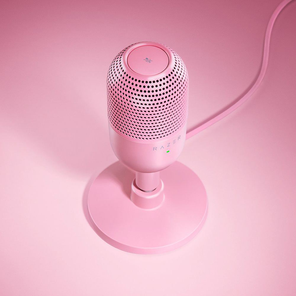 Razer Seiren V3 Mini 超輕巧直播麥克風(Quartz-粉紅色)