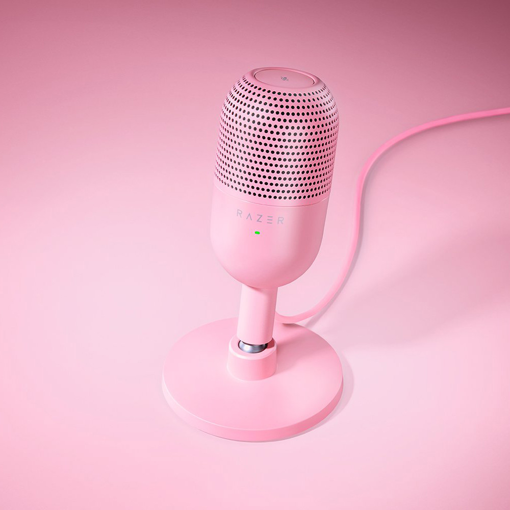 Razer Seiren V3 Mini 超輕巧直播麥克風(Quartz-粉紅色)
