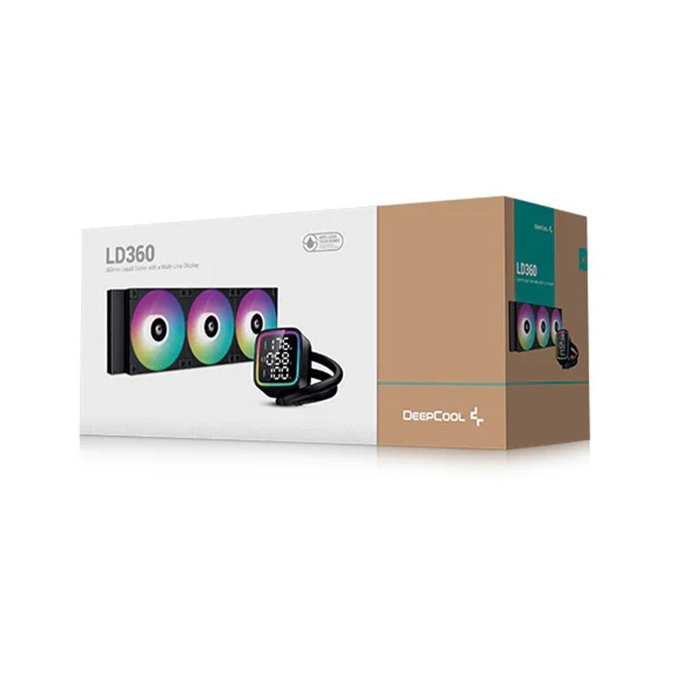 DeepCool LD360 360mm ARGB 數位顯示器 水冷散熱器(R-LD360-BKMSN-G-1)