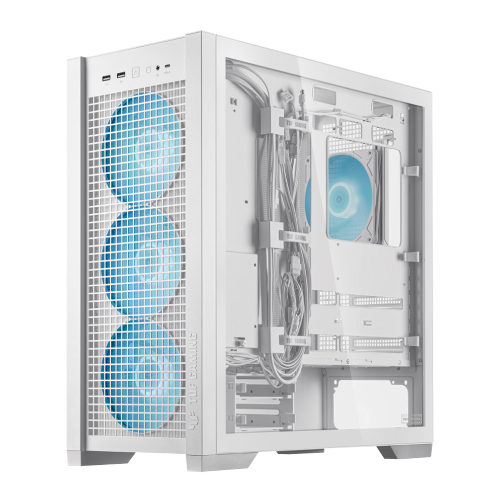 ASUS TUF GAMING GT302 ARGB E-ATX 中塔機箱(白色)