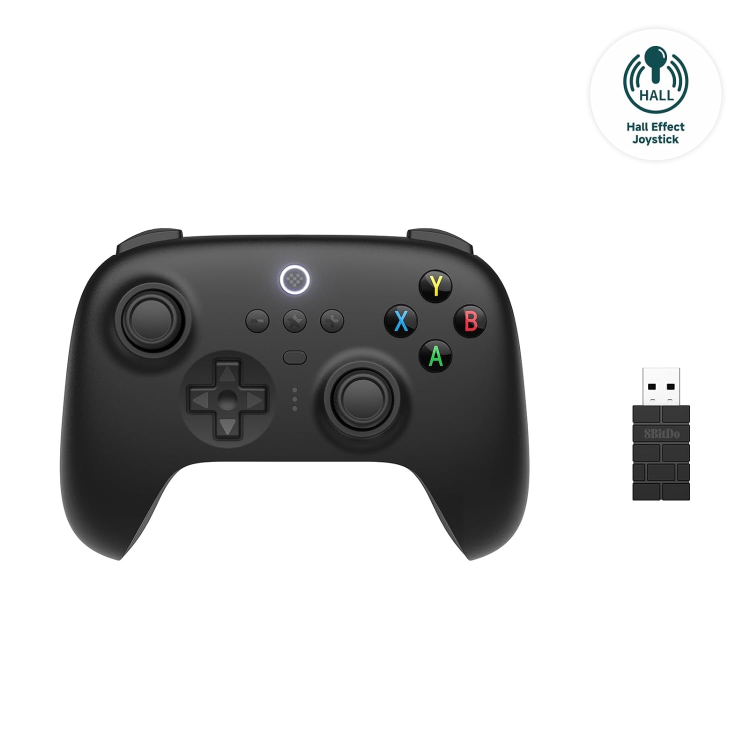 8BitDo 八位堂 獵戶座Ultimate無線控制器連充電座(2.4G 霍爾效應版)(黑色)