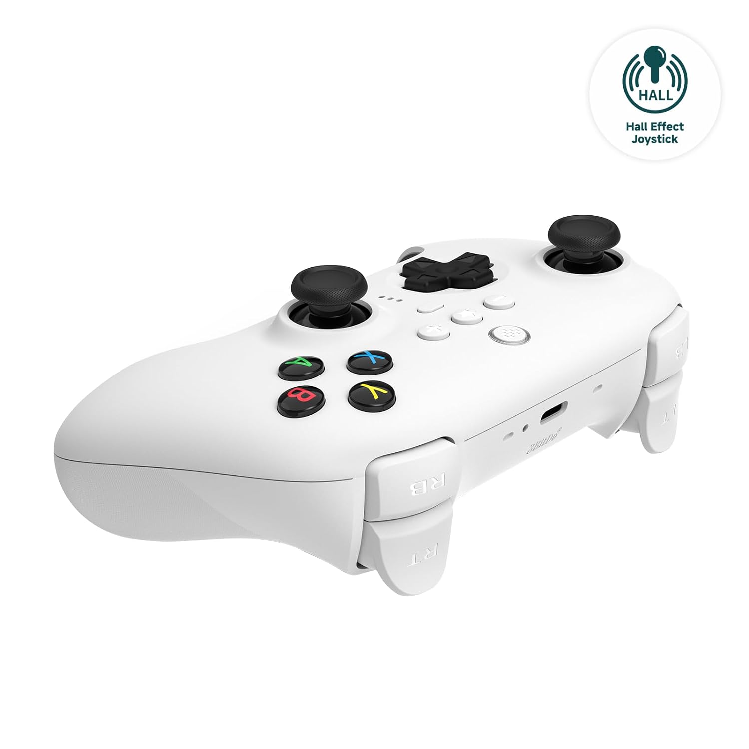 8BitDo 八位堂 獵戶座Ultimate無線控制器連充電座(2.4G 霍爾效應版)(白色)