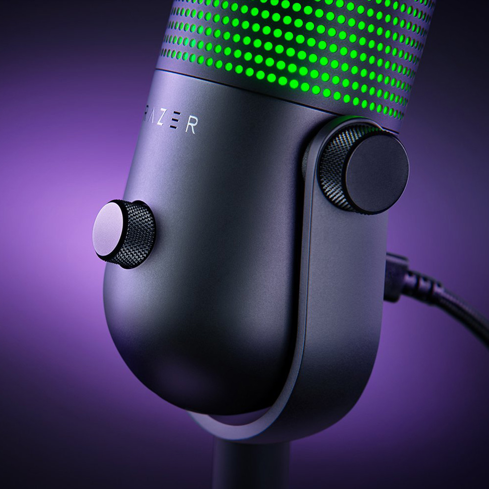 Razer Seiren V3 Chroma 96KHz/24bit USB直播麥克風(Standard-黑色)
