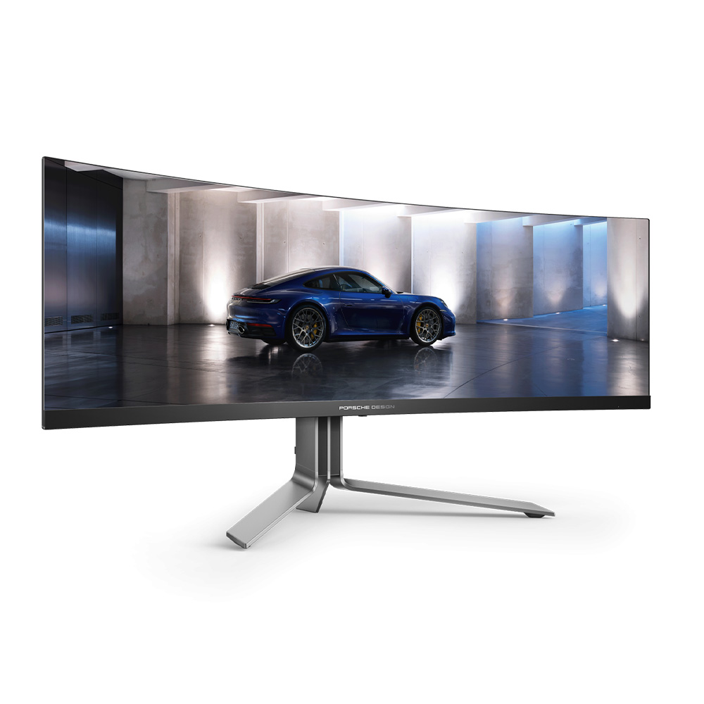 AOC PORSCHE DESIGN PD49 49吋 5K DQHD 240Hz QD-OLED 1800R 曲面電競顯示器