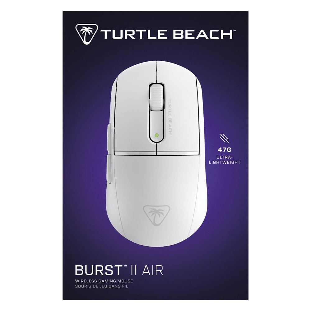 Turtle Beach Burst II Air 三模 無線遊戲滑鼠(白色)