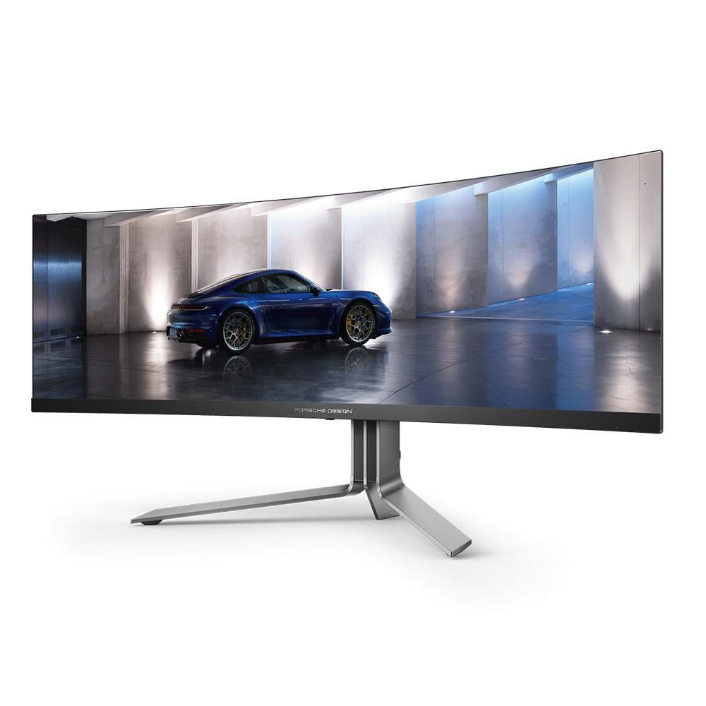 AOC PORSCHE DESIGN PD49 49吋 5K DQHD 240Hz QD-OLED 1800R 曲面電競顯示器