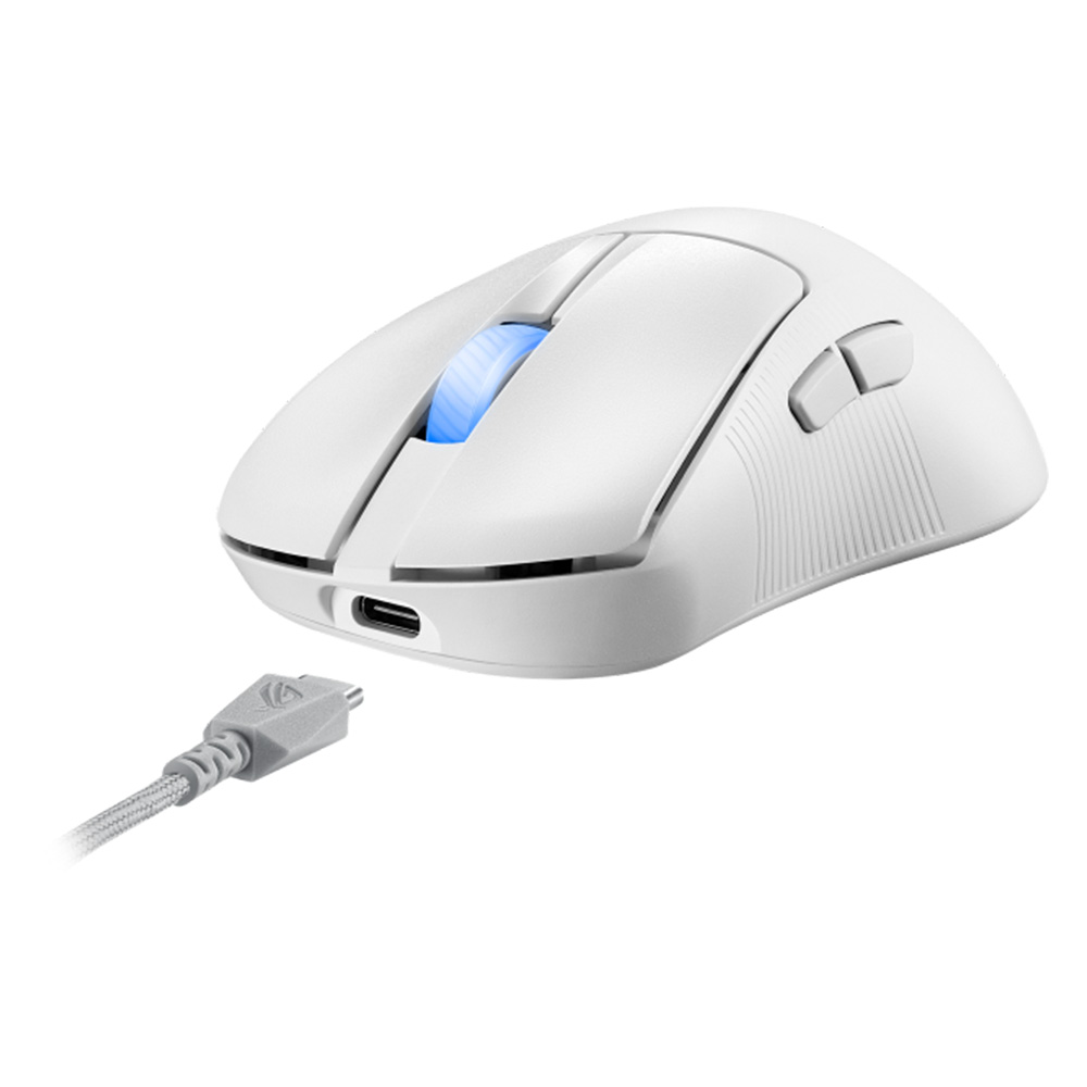 ASUS ROG Keris II Ace 8KHz無線電競滑鼠(白色)