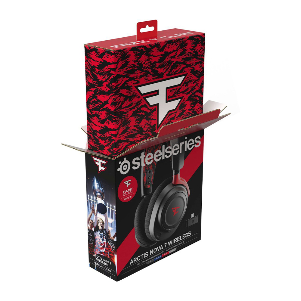 SteelSeries Arctis Nova 7 Wireless FaZe Clan Limited Edition 無線降噪遊戲耳機(61556)