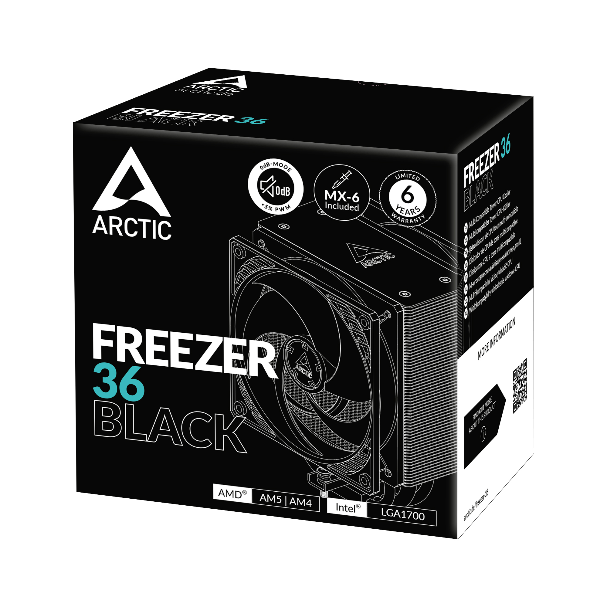 ARCTIC Freezer 36 S 風冷散熱器(銀色)