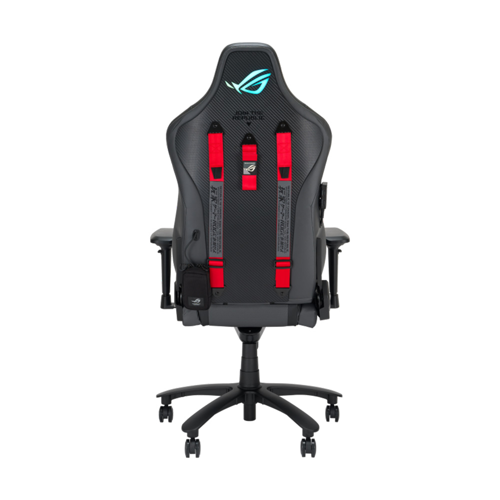 C323B ASUS ROG CHARIOT X SL301 Aura RGB 人體工學高背電競椅(灰色)