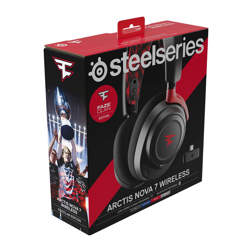 SteelSeries Arctis Nova 7 Wireless FaZe Clan Limited Edition 無線降噪遊戲耳機(61556)