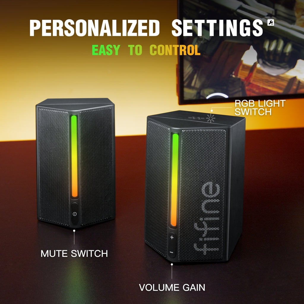 FIFINE AMPLIGAME A20 RGB 2.0聲道 電競喇叭