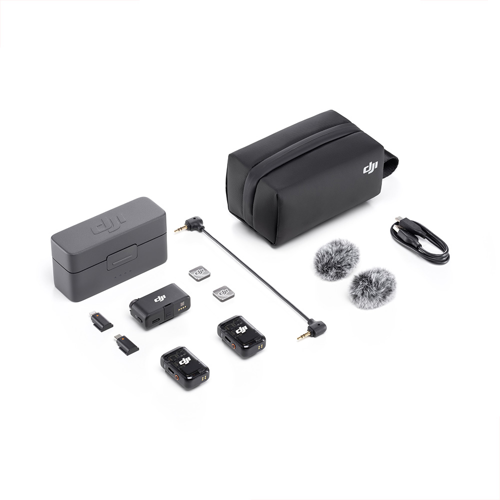 DJI Mic 2 專業音質無線麥克風(兩發一收，含充電盒)