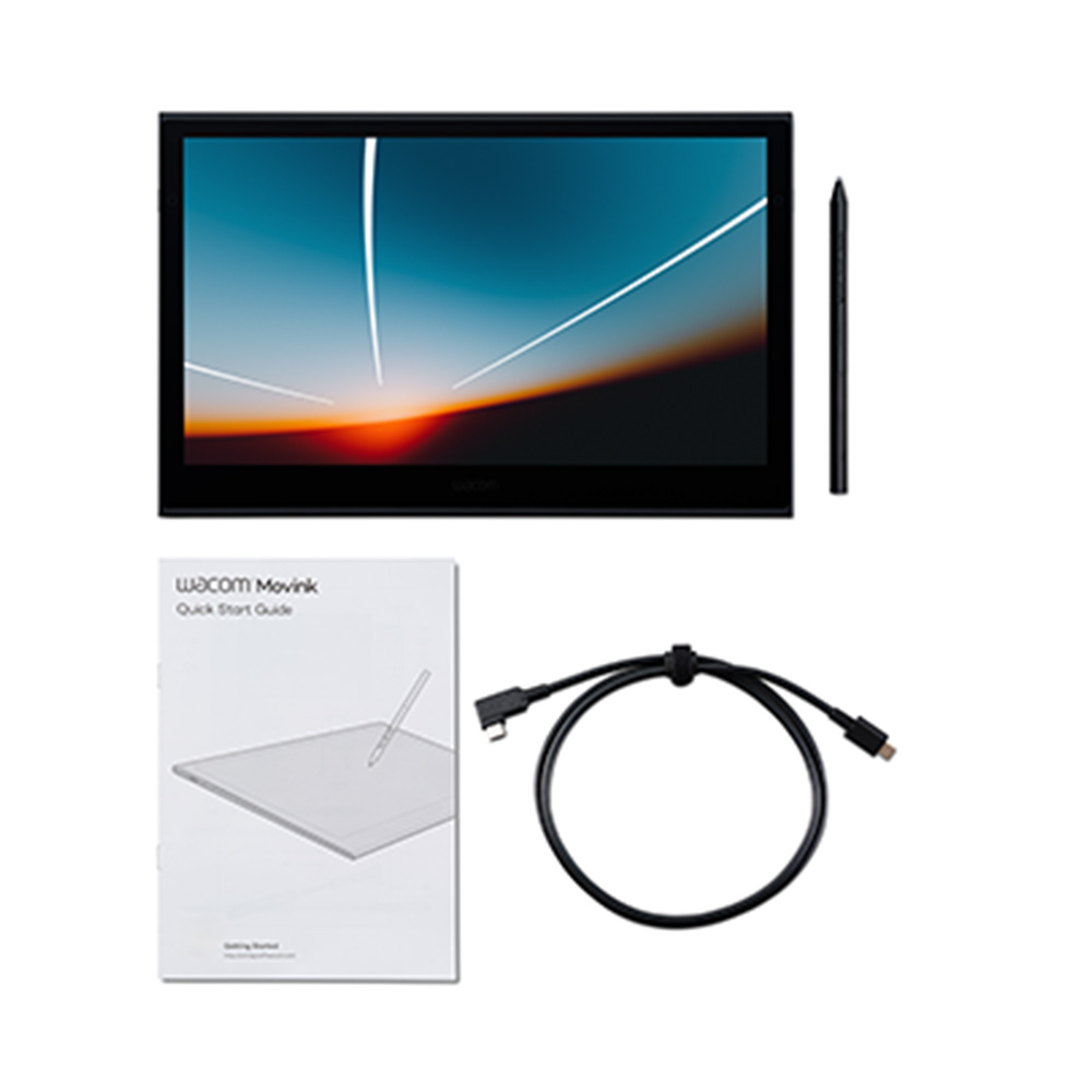 Wacom Movink 13 13.3吋 1080P FHD OLED USB-C 8192級壓感 觸控繪圖顯示器(DTH135K0F)