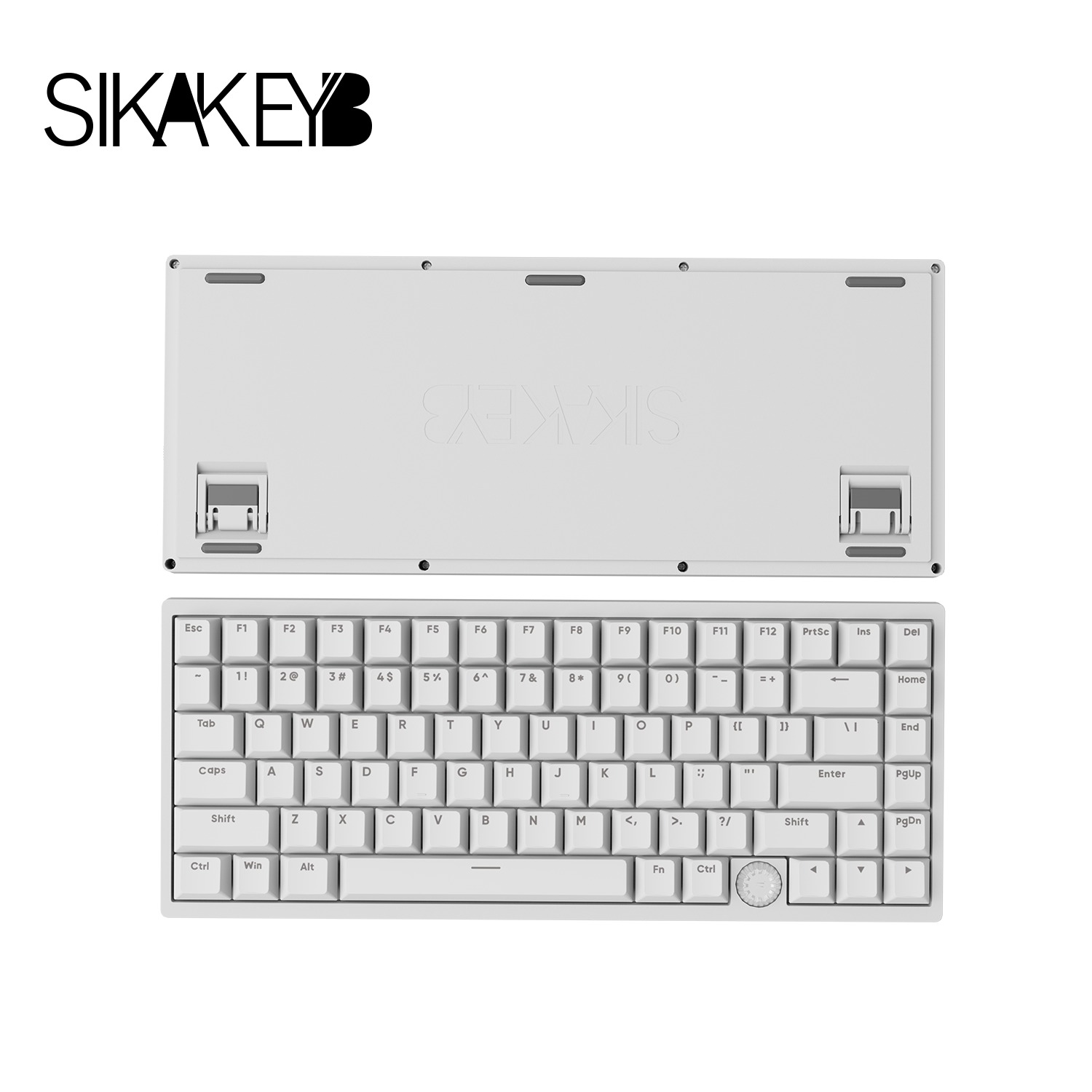 Sikakeyb x 和沐 CK75 75% 磁軸遊戲鍵盤(純白 - ANSI)