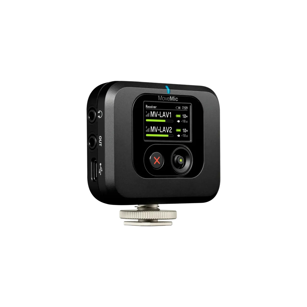 Shure MoveMic Two Camera Kit MV-TWO-KIT-Z6 領夾式麥克風(雙咪連接收)