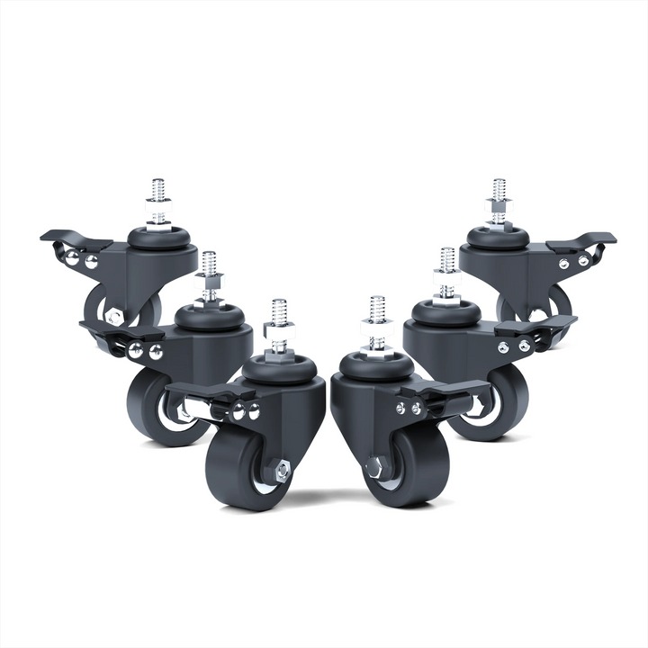 Replay Gear Pro Chassis 高級賽車支架配件 (帶鎖滾輪 一套六件)