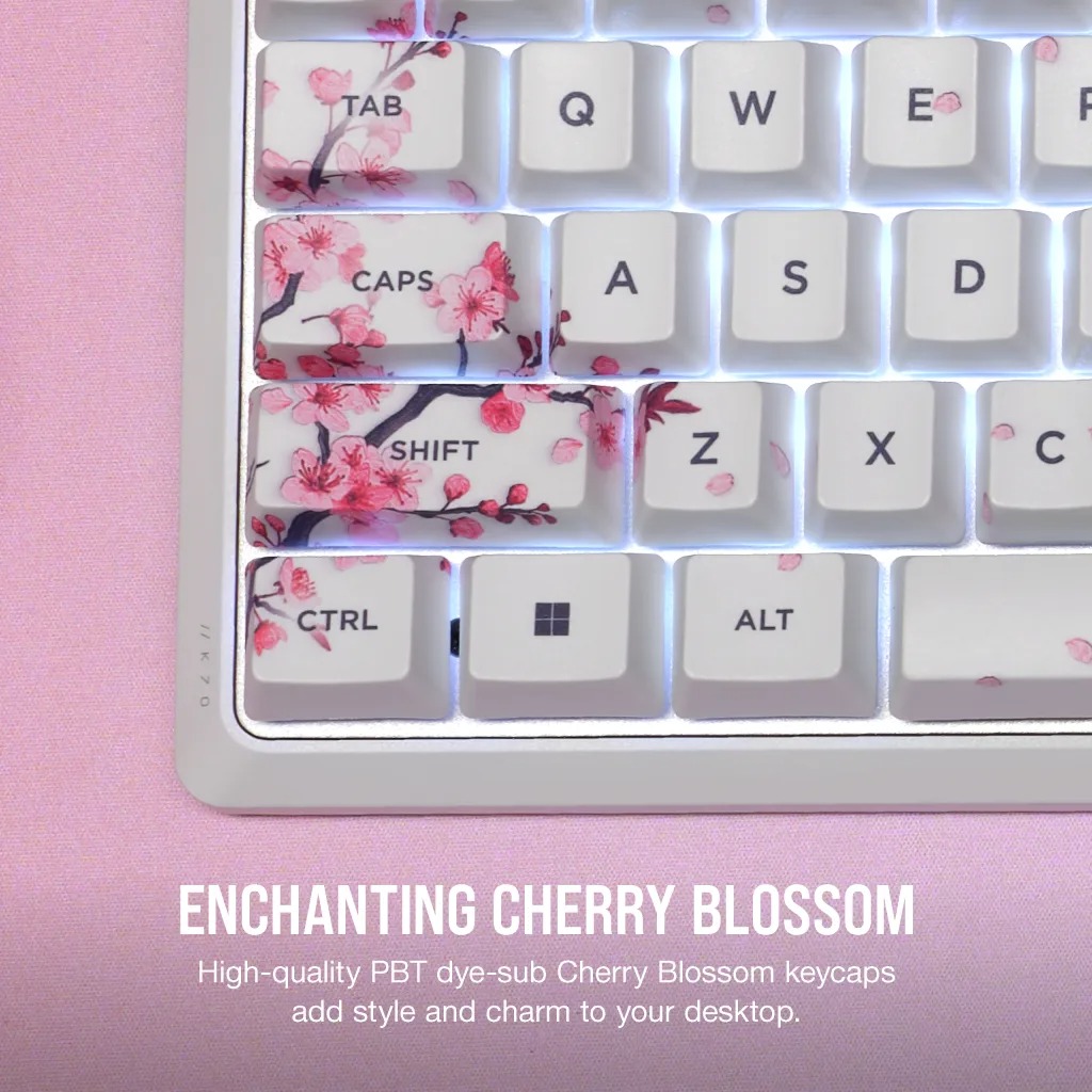Corsair K70 CORE SE RGB 機械式鍵盤 (MLX Red軸體)(櫻花色-Cherry Blossom)