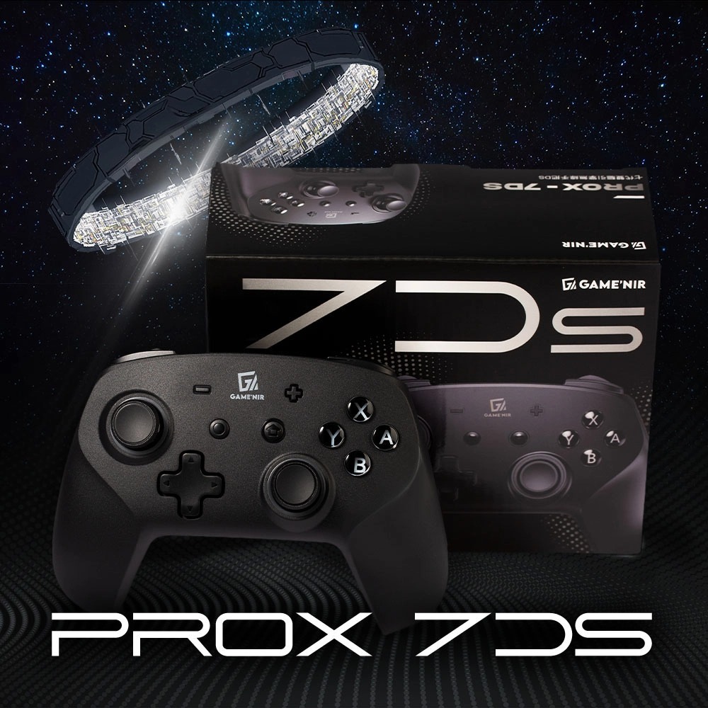 GAME'NIR ProX-7Ds 無線控制器(支援amiibo)(純黑-無光版)