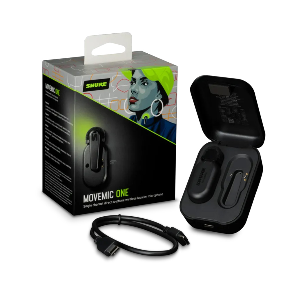 Shure MoveMic One MV-ONE-Z6 領夾式麥克風(單咪)