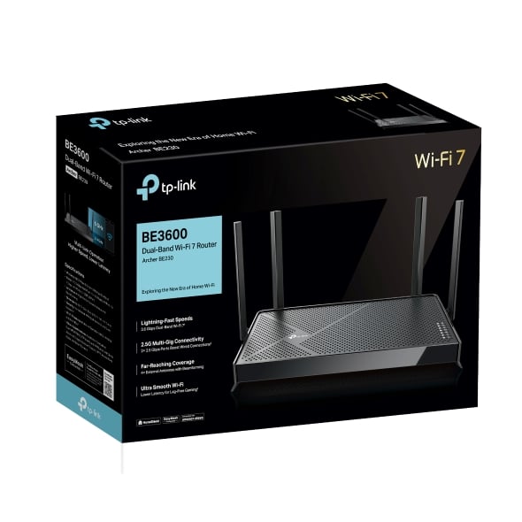TP-Link Archer BE230 BE3600 雙頻 WiFi 7 路由器