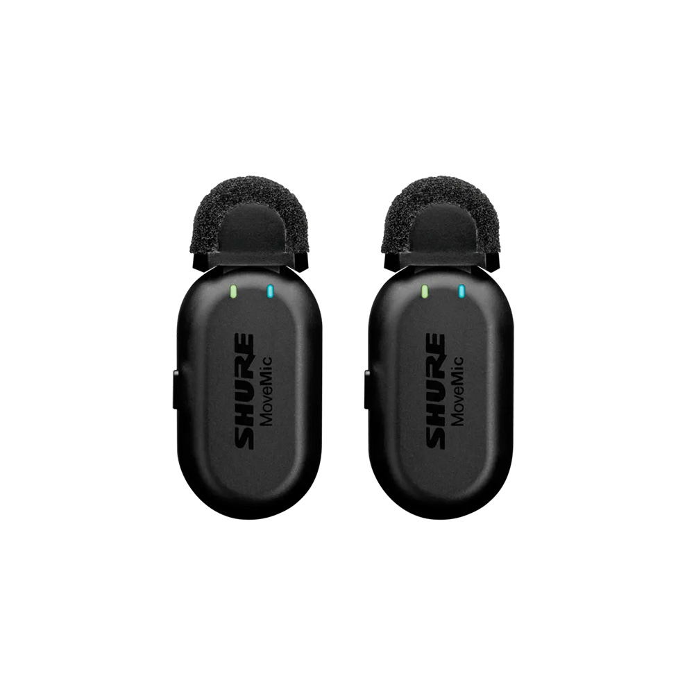 Shure MoveMic Two Camera Kit MV-TWO-KIT-Z6 領夾式麥克風(雙咪連接收)