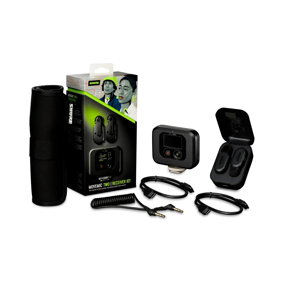 Shure MoveMic Two Camera Kit MV-TWO-KIT-Z6 領夾式麥克風(雙咪連接收)