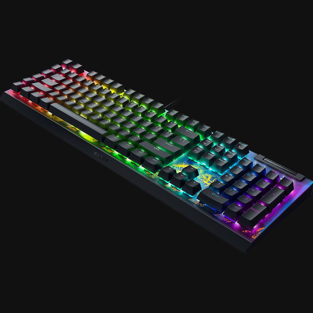 Razer BlackWidow V4 X 機械式鍵盤(線性黃軸)(Fortnite特別版)