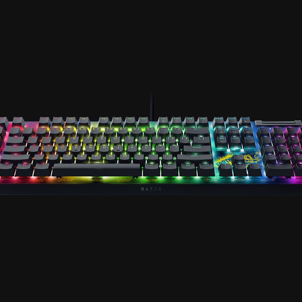 Razer BlackWidow V4 X 機械式鍵盤(線性黃軸)(Fortnite特別版)