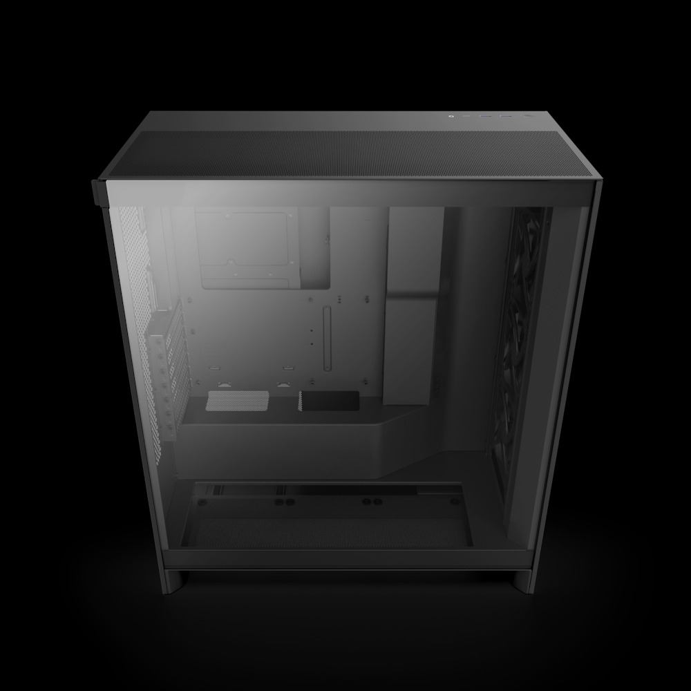 NZXT H7 Flow 2024 Edition ATX機箱(黑色-無光)