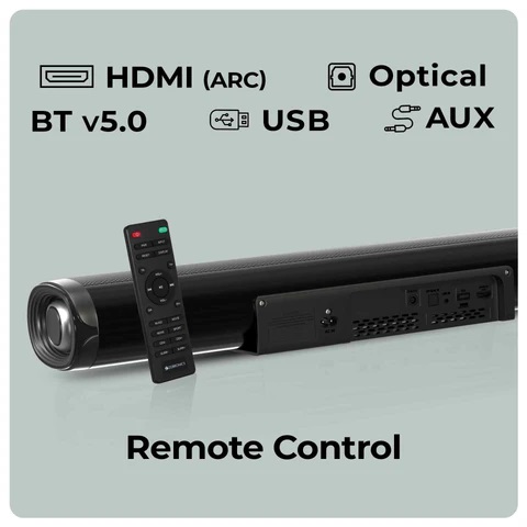 Pure Acoustics SBW1022 Dolby® Digital+ 真5.1家庭影院系統條形音箱連無線後置環繞喇叭