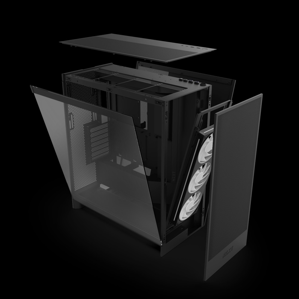 NZXT H7 Flow 2024 RGB Edition ATX機箱(黑色-RGB)