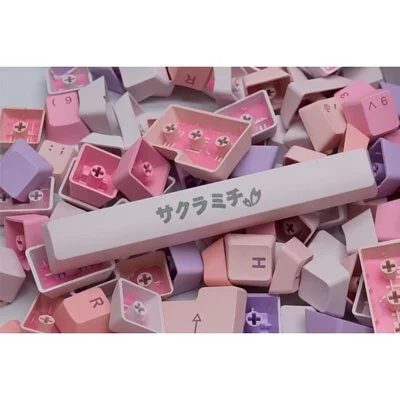 Tai-Hao Doubleshot PBT/Backlit/140 Keycaps/2 Keys Puller (C22RB604-CJ)(Sakura Michi - 附倉頡碼 正刻)