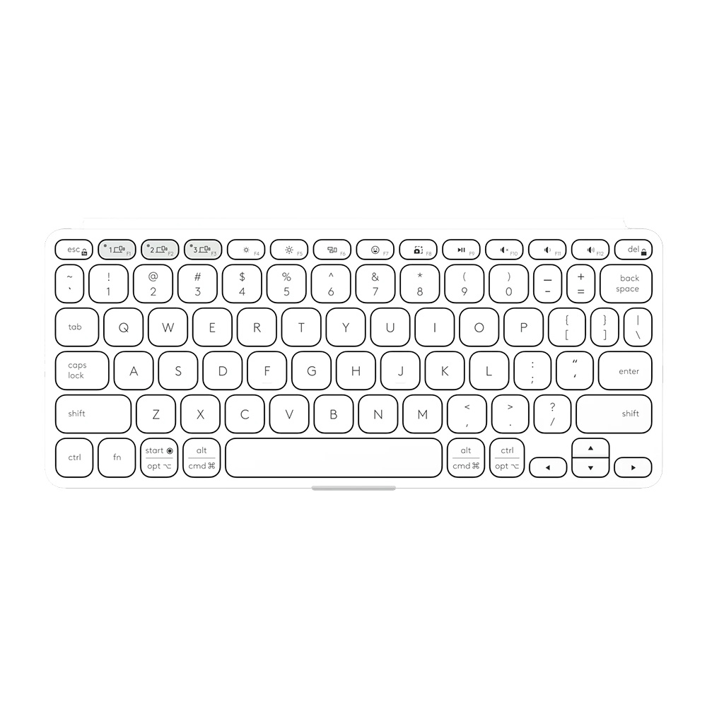 Logitech Keys-To-Go 2 Ultra-Portable Keyboard 便攜藍牙鍵盤(淺灰色)