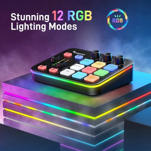 Maono G1 NEO 音訊混音器 （適用於遊戲串流媒體）