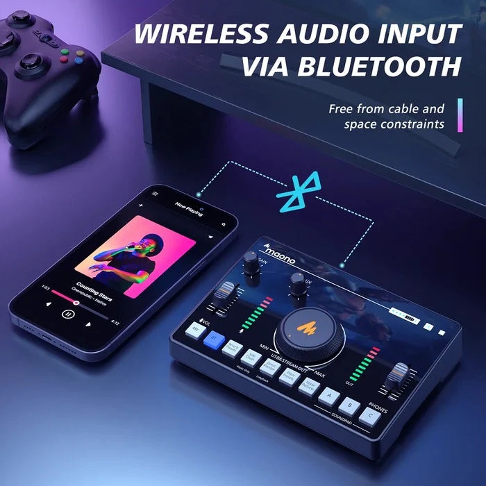 Maono AMC2 NEO 一站式串流音訊混音器和音效卡