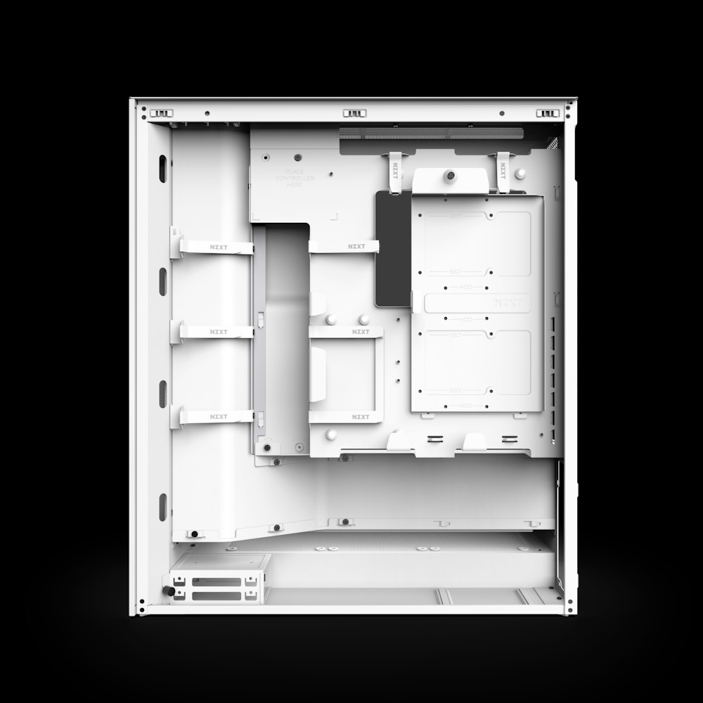 NZXT H7 Flow 2024 RGB Edition ATX機箱(白色-RGB)