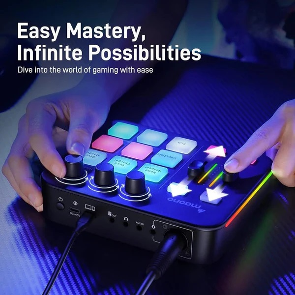 Maono G1 NEO 音訊混音器 （適用於遊戲串流媒體）