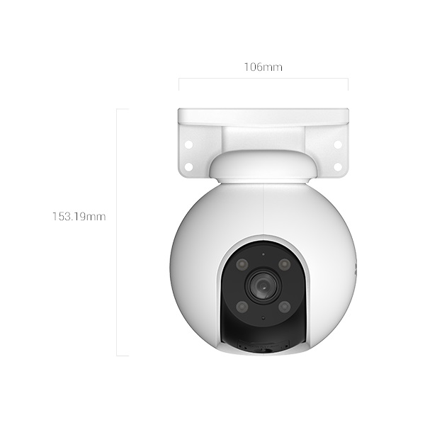 EZVIZ H8 Pro 3K 5MP 戶外360°雲台版 網絡攝錄機