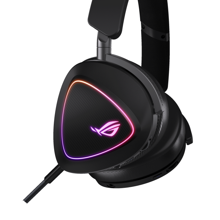 ASUS ROG DELTA II 三模 RGB 無線電競耳機(支援PS5)(黑色)