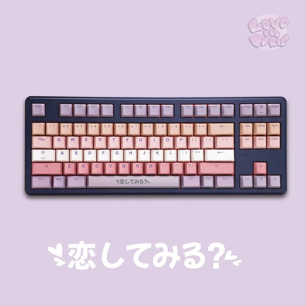 Tai-Hao Doubleshot PBT/Backlit/140 Keycaps/2 Keys Puller (C22RB605)(Love in Paris)