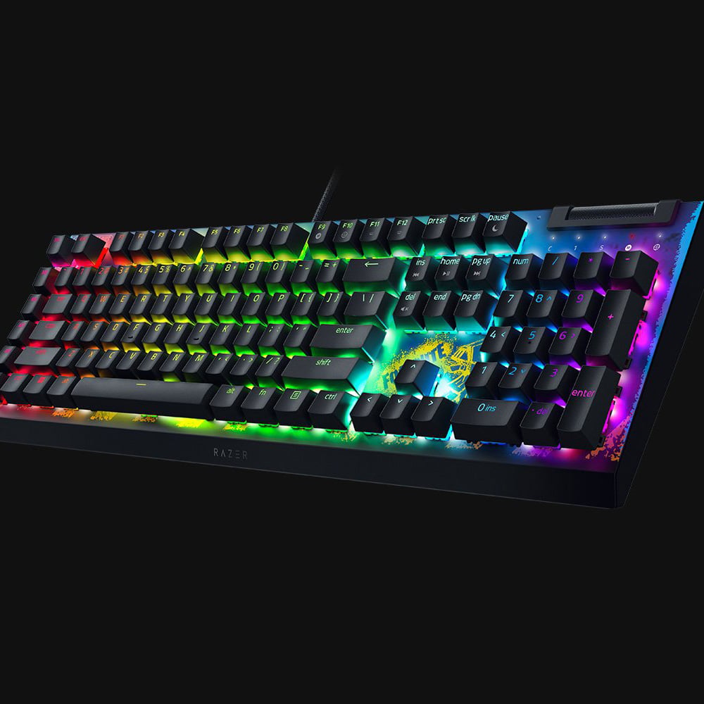 Razer BlackWidow V4 X 機械式鍵盤(線性黃軸)(Fortnite特別版)