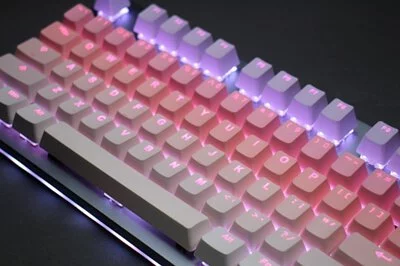 Tai-Hao Doubleshot PBT/Backlit/140 Keycaps/2 Keys Puller (C22RB604-CJ)(Sakura Michi - 附倉頡碼 正刻)