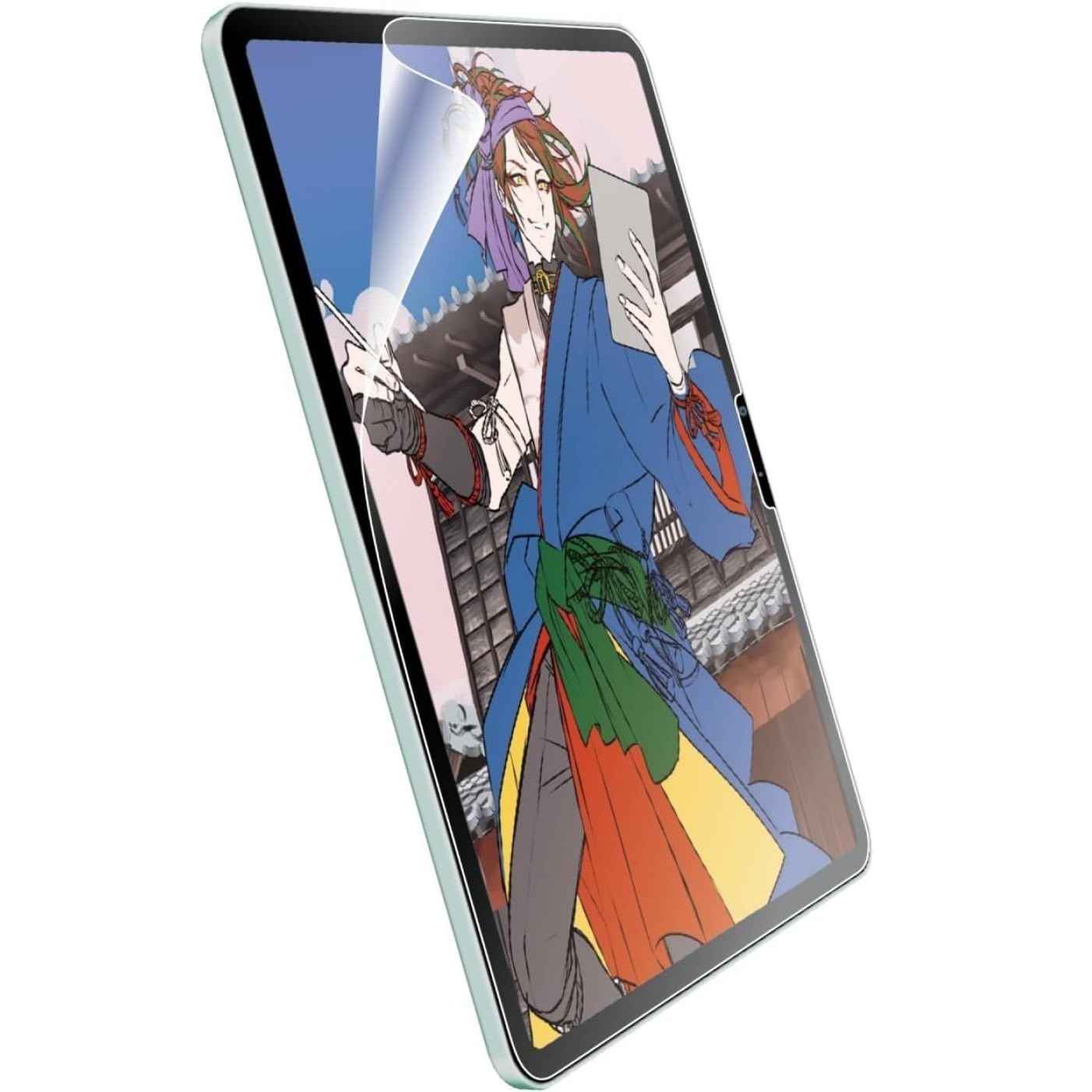 ELECOM 13-inch iPad Air (M2) 防反光紙繪質感保護貼(上質紙-易貼式)