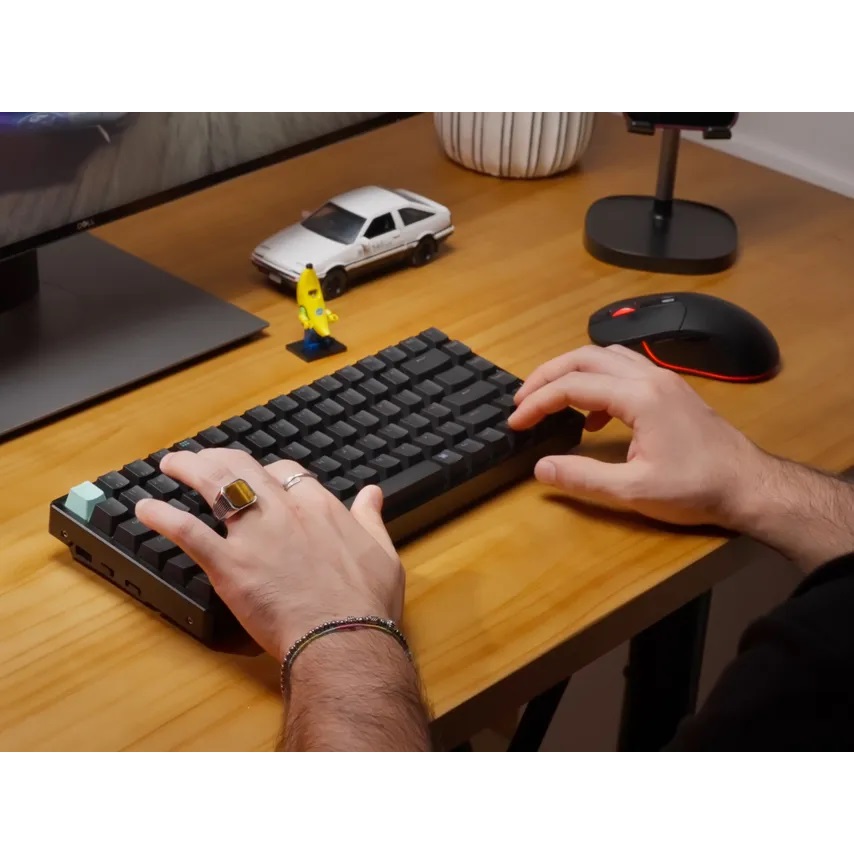 Keychron K2 HE (K2H-J1) QMK 三模 無線磁軸鍵盤(普通版-黑鋁框)