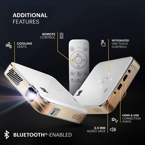 Kodak Luma 450 升級版迷你DLP 1080P便攜智能投影機